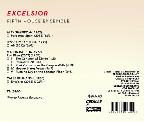 Excelsior CD-back cover